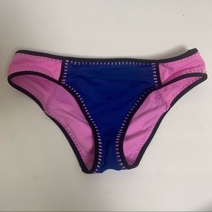 VICTORIA SECRET PINK & BLUE BATHING SUIT BOTTOM